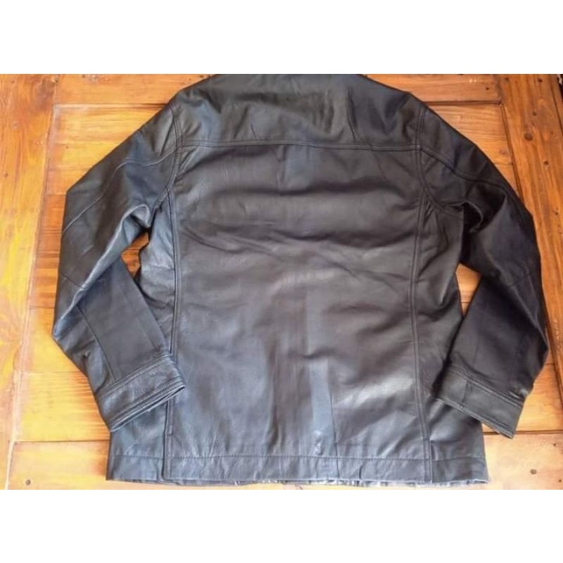 jaket kulit calvin klein
