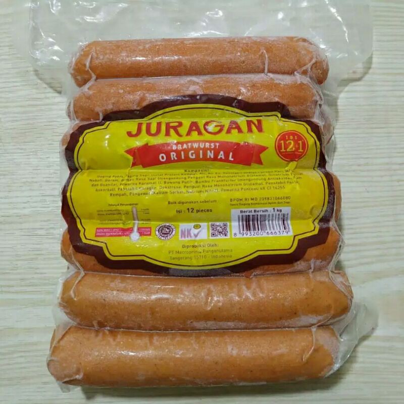 Juragan Sosis Sapi Bakar Jumbo 1kg