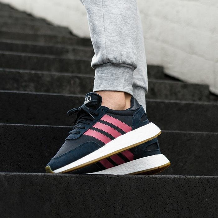 navy and pink adidas