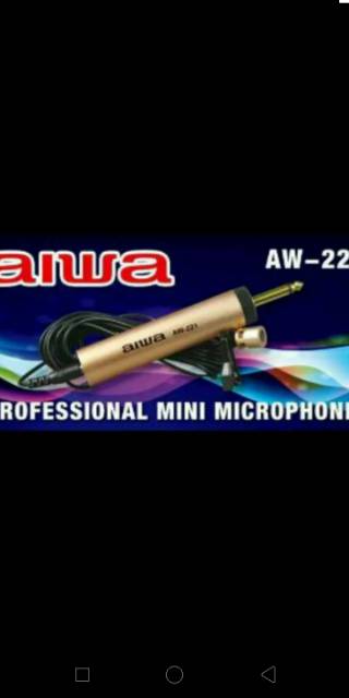 Mic jepit aiwa AW-221.suara sensitif dan jernih cocok buat imam.pidato all.