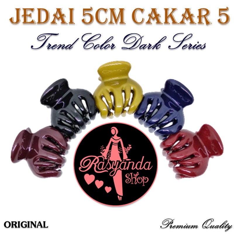 Jedai Rambut 5 Cm Cakar 5 Original Lokal/Jepitan Rambut Jedai Ala Korea 5 cm