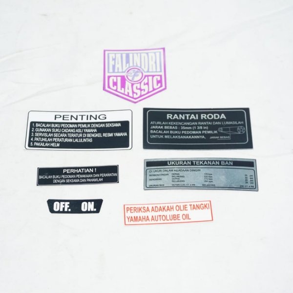 striping detail yamaha v80 autolube sticker yamaha v80 autolube Diskon