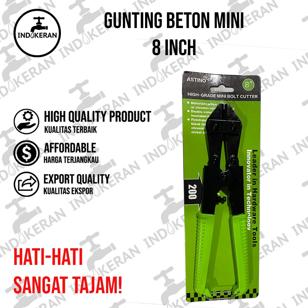 INDOKERAN - Gunting Beton Mini - 8 Inch