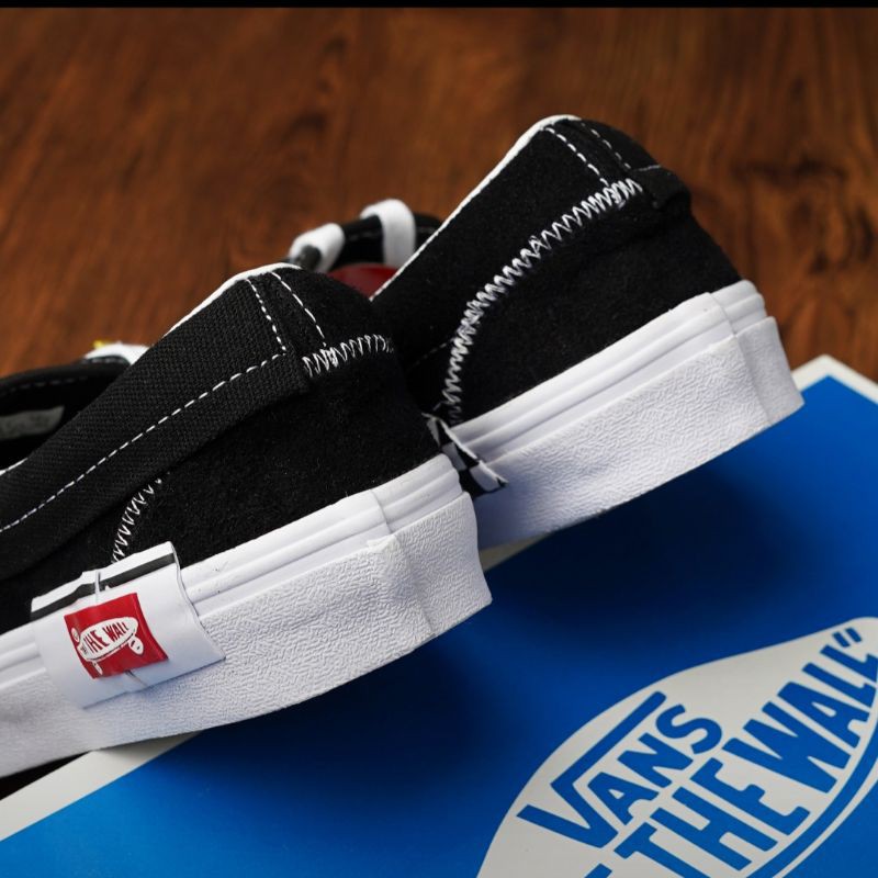 Vans Slip on Cut and Paste black white