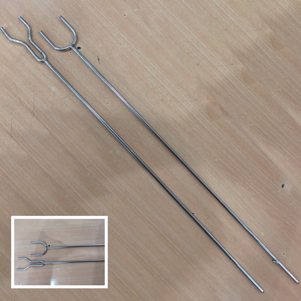 Cagak Pancing/Penahan Joran | Stainless | Crome