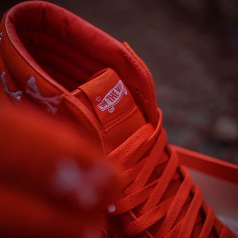 VANS VAULT SK8-HI LX X @wtaps_tokyo BONES/ORANGE 2020 ORIGINAL 100%