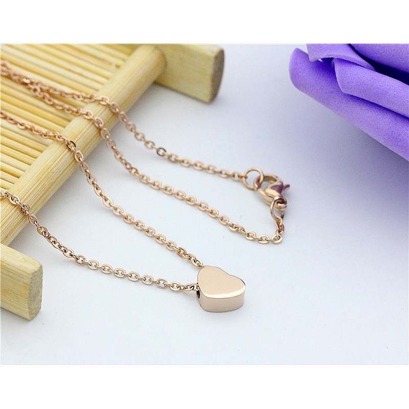 [New] Kalung fashion aksesoris titanium mini korea hadiah wanita cewek 316L  anti karat KK002