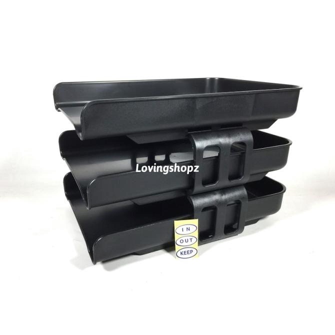 

Office & Stationery | Document Organizer | Elevated Tray Microdot 703 H Warna Hitam | Best Seller