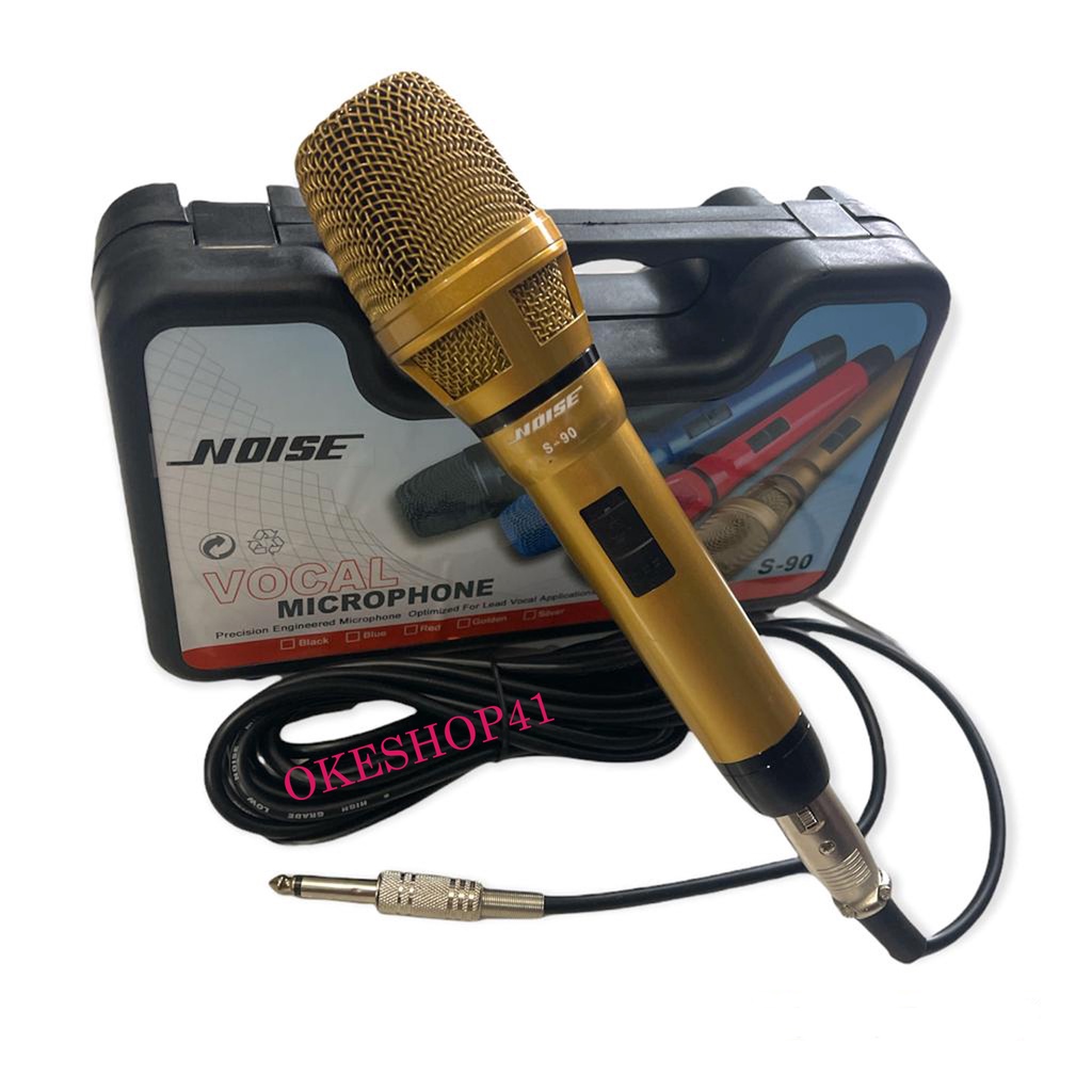 Microphone NOISE S-90 Mic Kabel Karaoke Suara Empuk