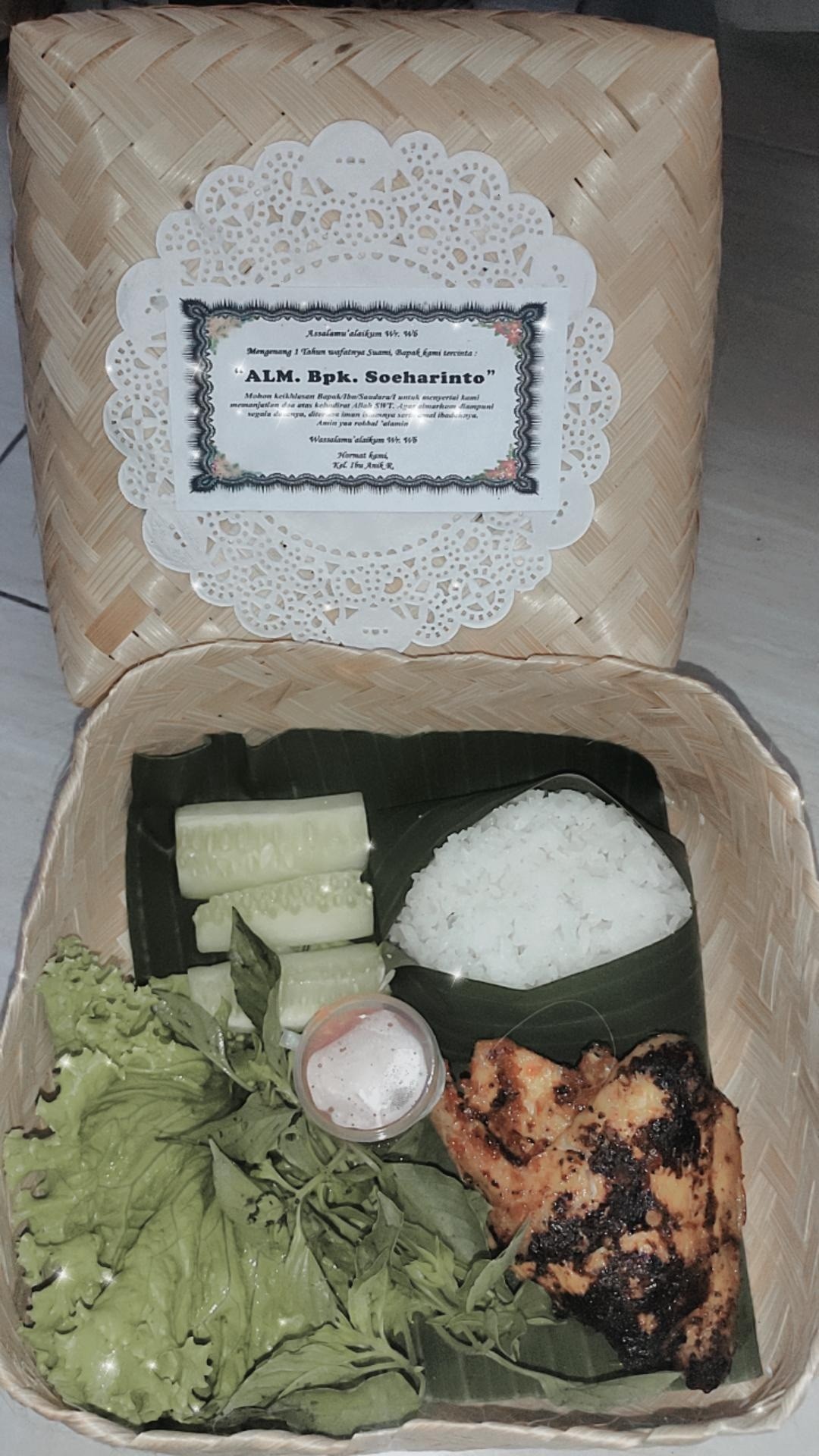 Besek Estetik Box-besek Bambo Ukuran Sedang-besek Hajatan -anyaman Bambu-besek Hampers