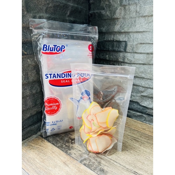 STANDING POUCH 9 x 15 SEAL LEBAR/ PLASTIK KLIP SNACK