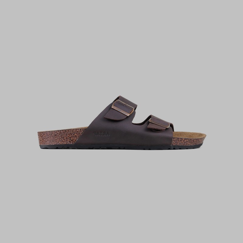 ARTAP Footwear - Sandal Kulit Asli Pria - Ekagi CH Brown