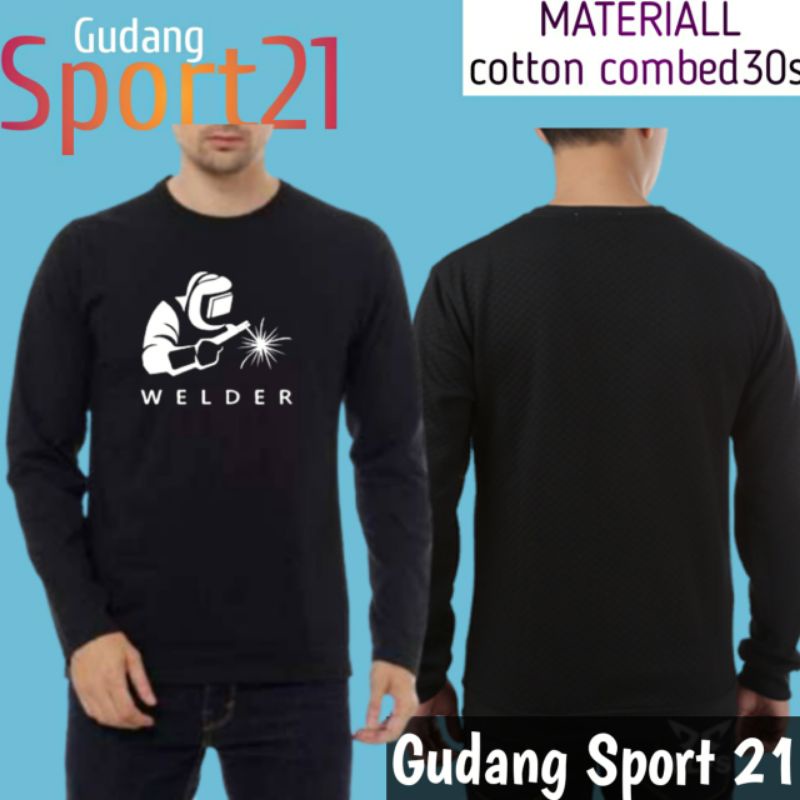kaos baju lengan panjang seniman api indonesia welder kaos welder