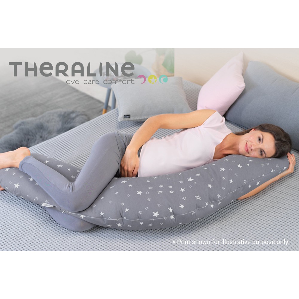 Theraline Comfort Maternity and Nursing Pillow Bantal Guling Empuk Ibu Hamil Bayi Menyusui Tidur