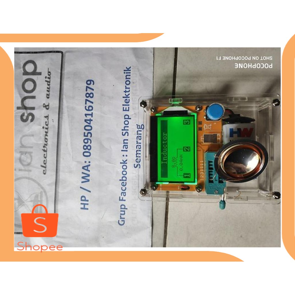 Unik perkakas ESR METER T4 FIRMWARE TERBARU DENGAN CASING Komponen Smart  Berkualitas