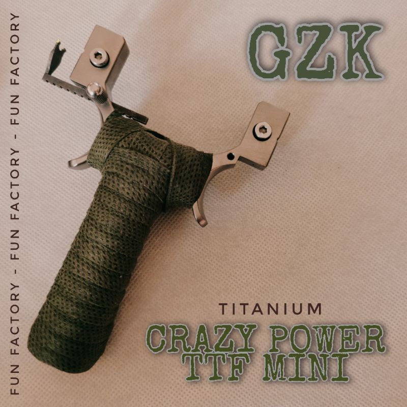 Ketapel TTF Titanium - GZK CRAZY POWER MINI