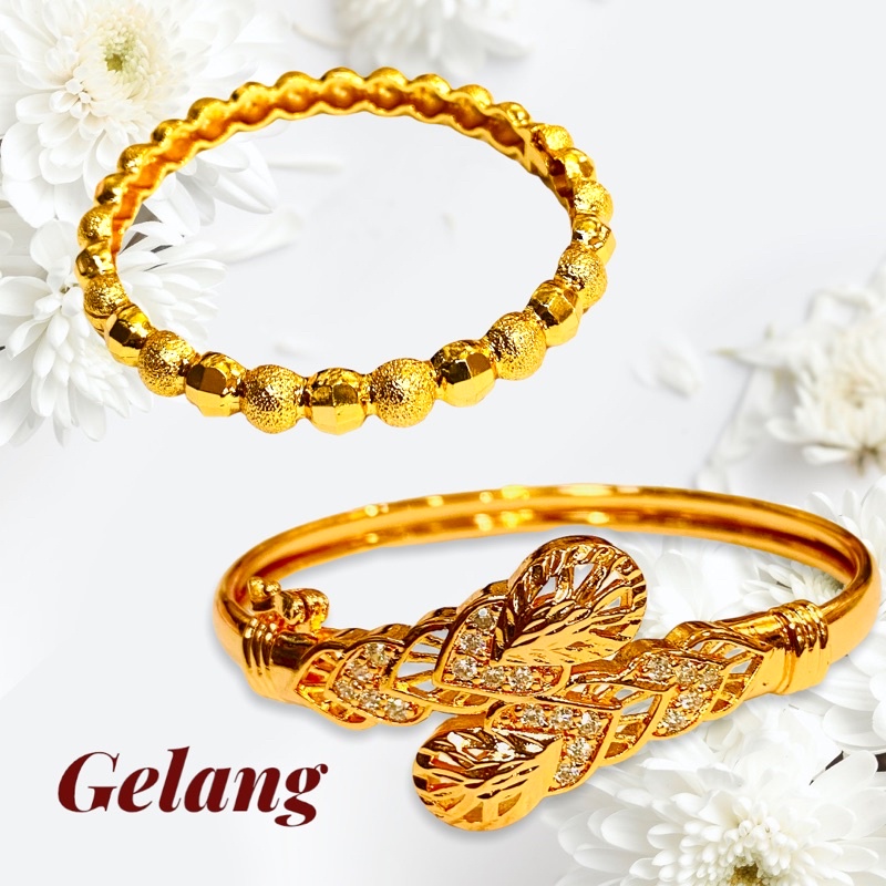 Gelang tangan wanita / gelang / gelang lapis emas / yaxiya / xuping