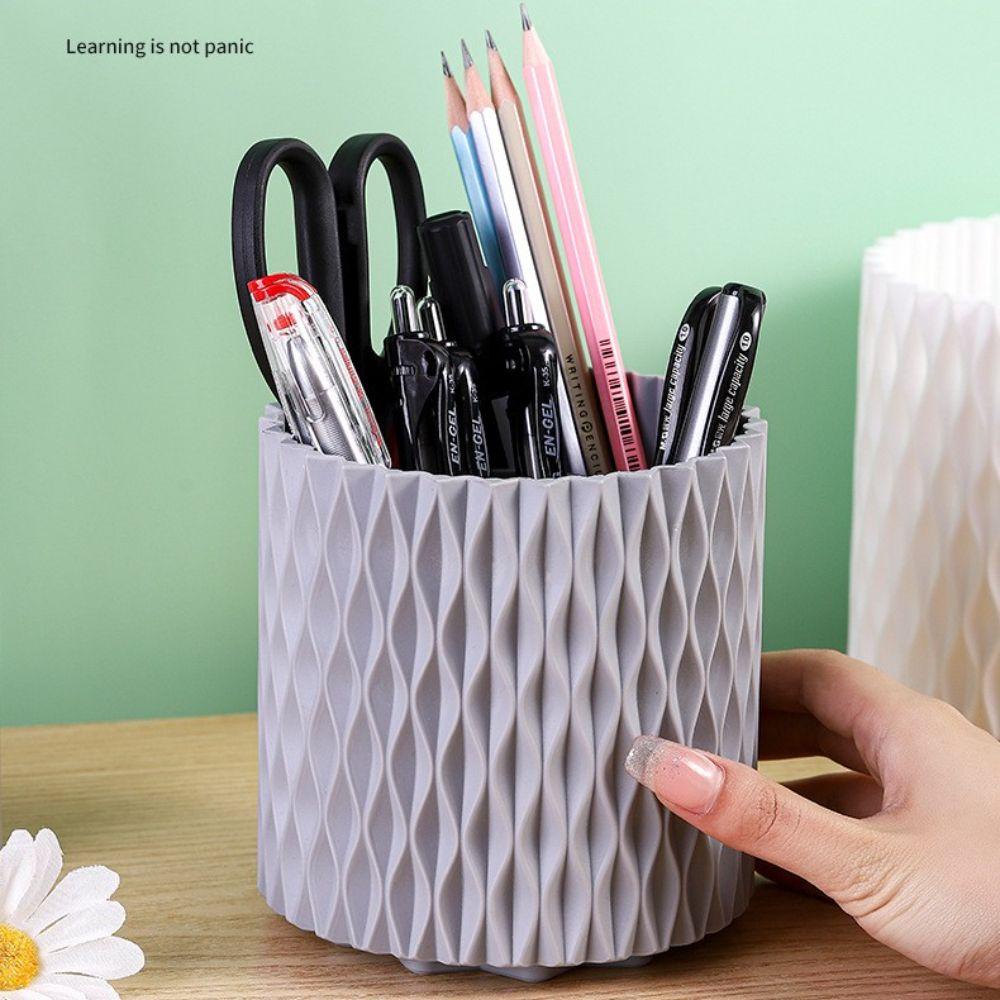 Nickolas1 Tempat Kuas Makeup Multifungsi High Quality Rotatable Maskara Lipstik Pen Organizer Brush Organizer