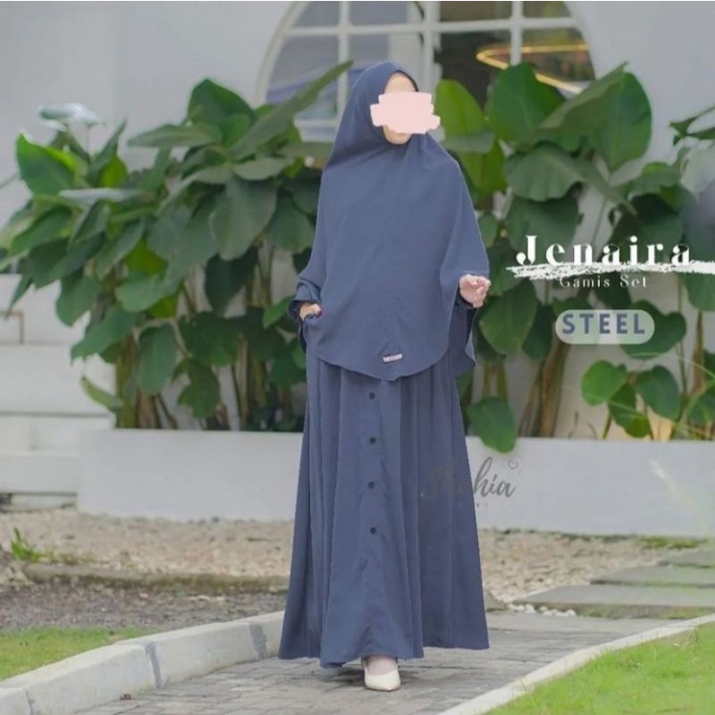 GAMIS SET HIJAB JENAIRA BY SHAZFA