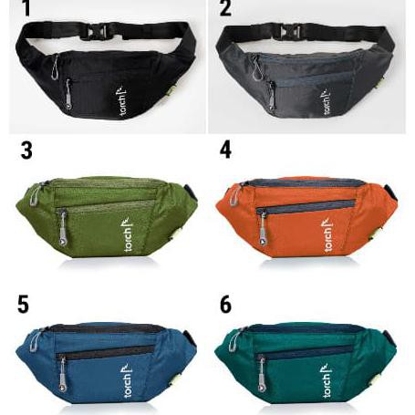 Gaya Waist Bag Torch / Tas Pinggang / Tas Selempang Pria Torch Hamura Hemat