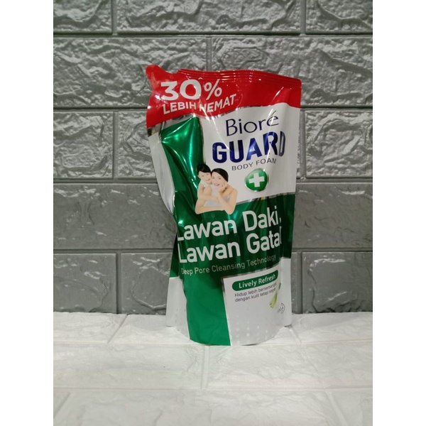 Jual Biore Guard Body Foam Sabun Mandi Cair Lively Refresh 800ml