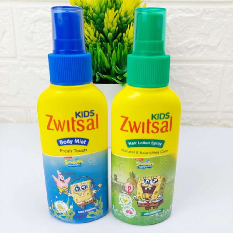 Jual Zwitsal Kids Hair Lotion Spray 100ml / Zwitsal Body Mist Fresh