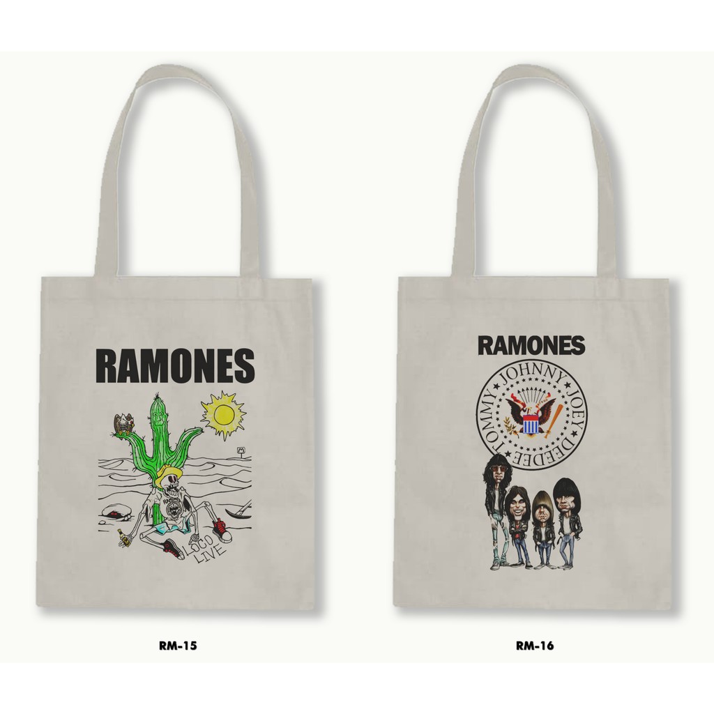 TOTE BAG BLACU - RAMONES .01