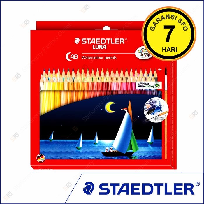 

(BISA COD) Pensil Warna Staedtler Luna Watercolour isi 48