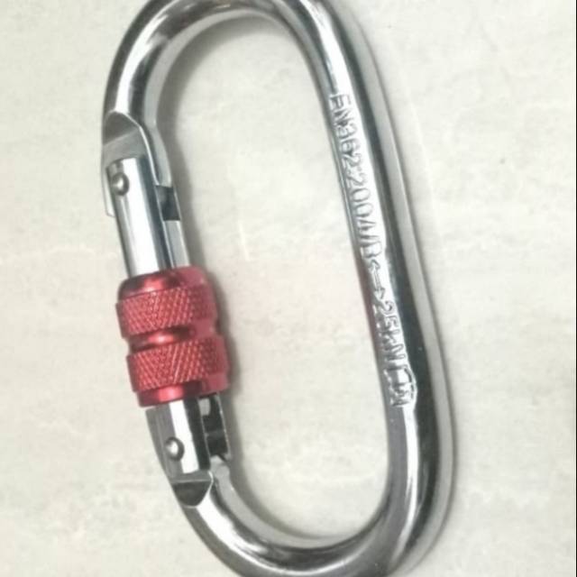 CARABINER Besi Safety gandola Gantungan Kunci stainless steel