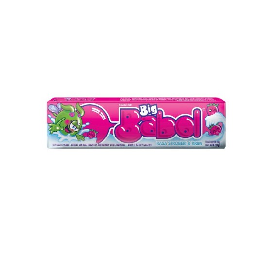 

BIG BABOL CANDY STICK STRAWBERRY 20 GR