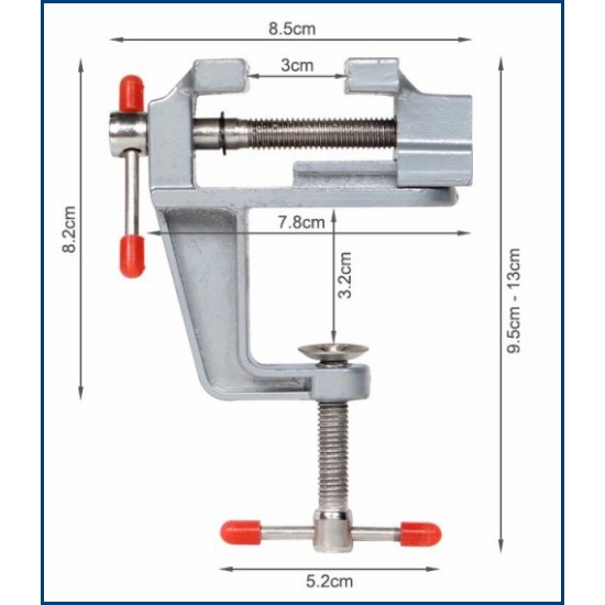 Ragum Mini Klem Catok Meja Mini Vise Bench