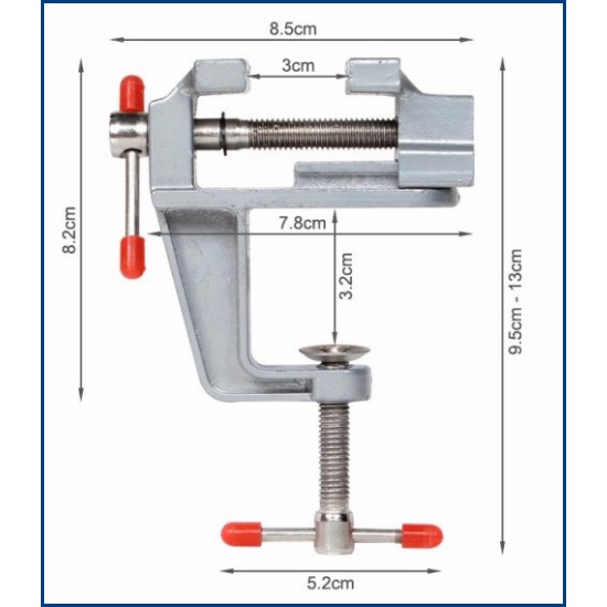 Ragum Mini Klem Catok Meja Mini Vise Bench