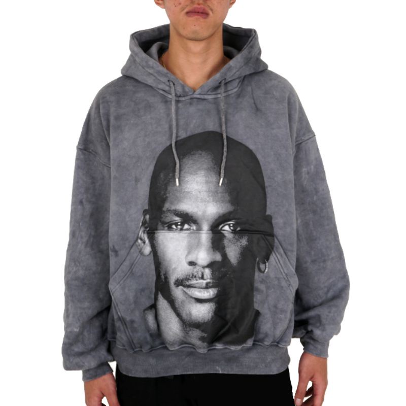 JAKET HOODIE TOXIC1805 MICHAEL JORDAN WASHING GREY PREMIUM LIMITED
