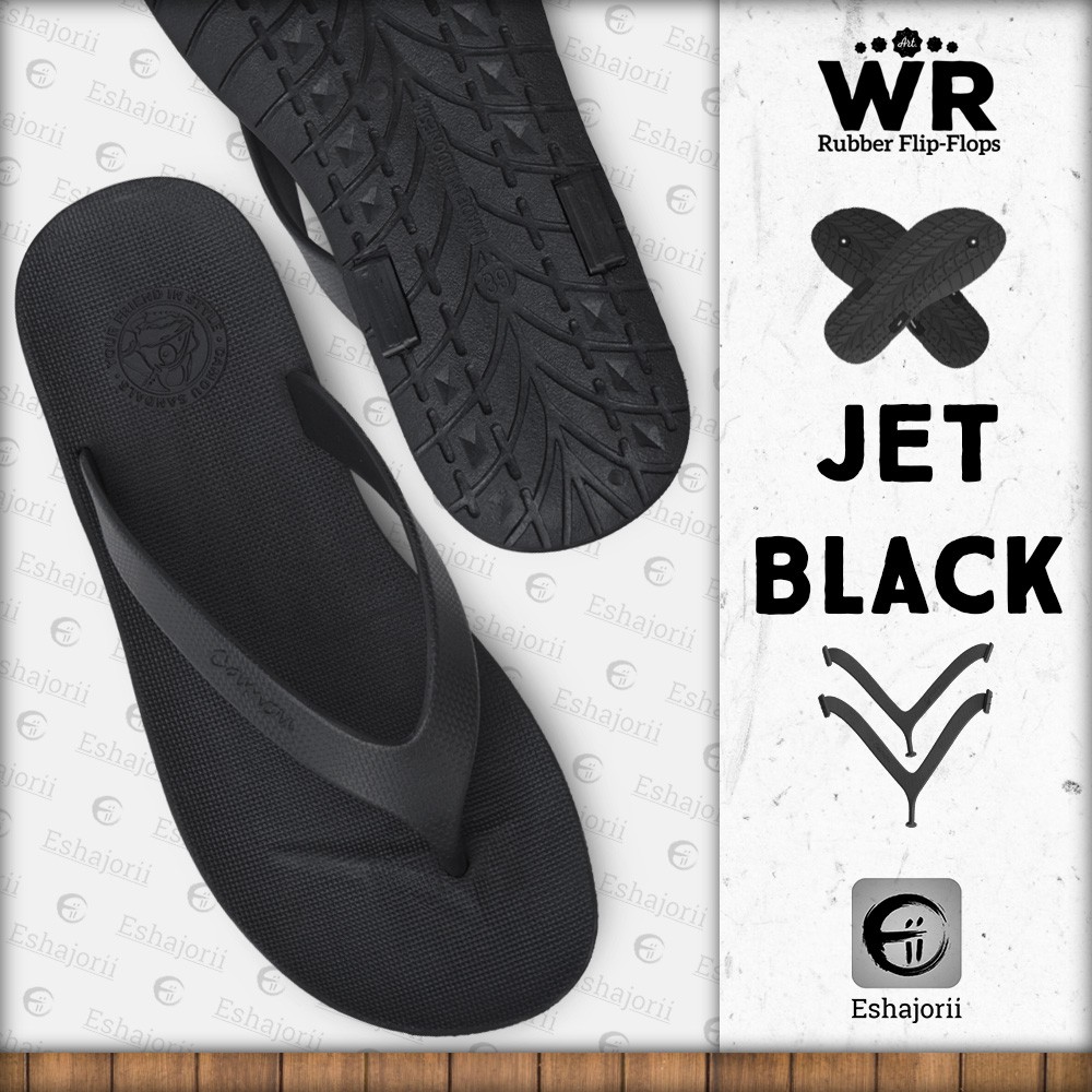 CAMOU - WR - Sandal Jepit Pria Flip Flop Full Karet