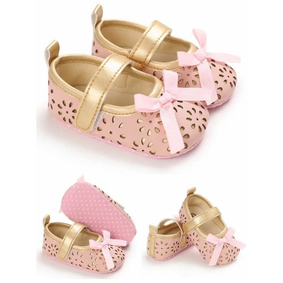 Sepatu Bayi Prewalker Pita Bolong