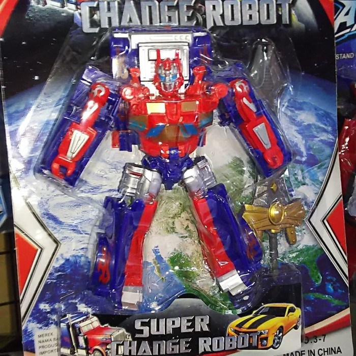 Mainan Robot Transformer Super Change Robot Robot Optimus Prime