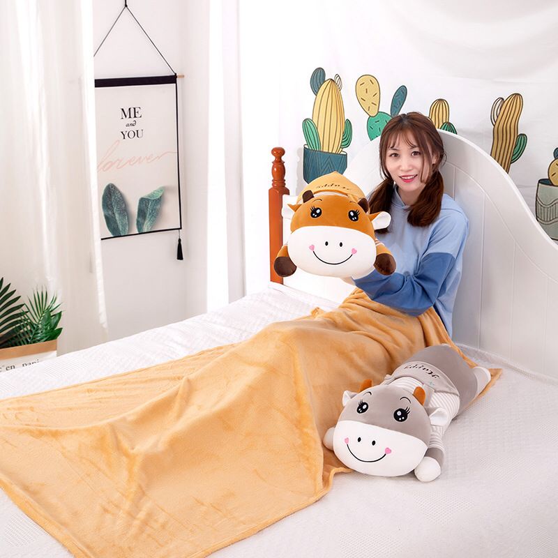 Bantal Selimut Boneka Karakter Anak Balmut Besar 3in1 Lucu Lembut Import