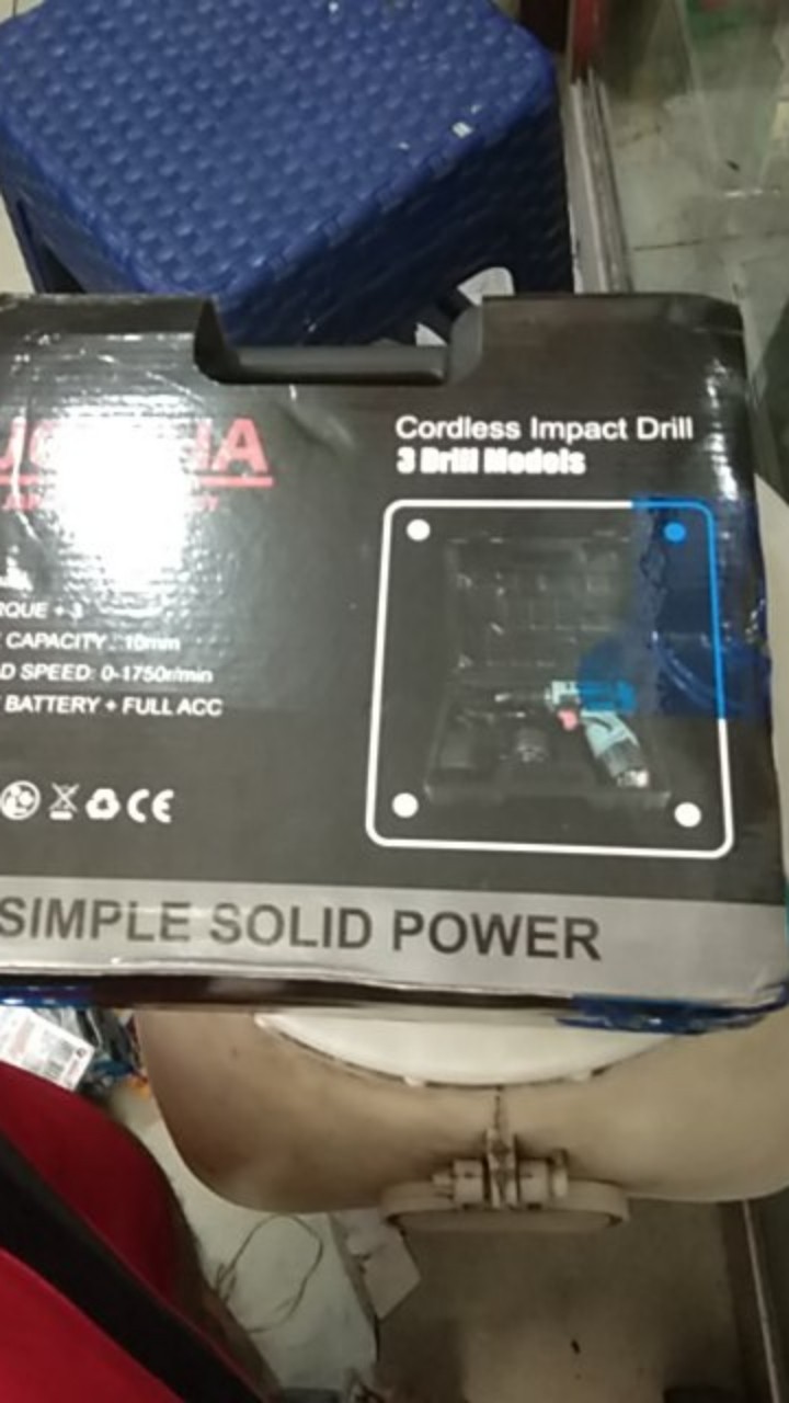 Mesin Bor Baterai Kayu Besi Obeng Elektrik Uchiha Japan Cordless Drill