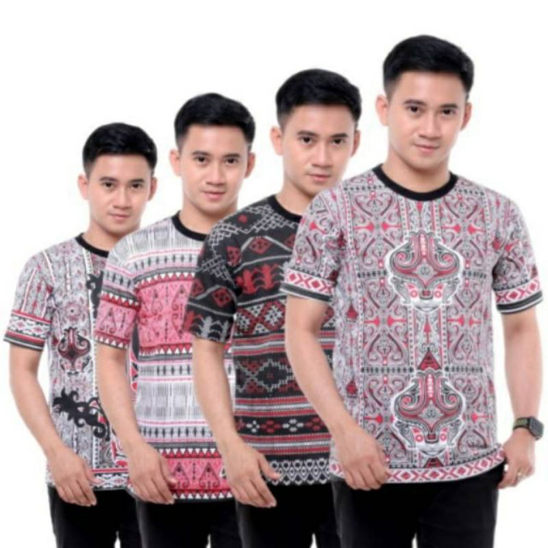Kekinian -Kaos Batik - T-Shirt Pria - Batik Pria-- Murah / Terlaris-Kaos polo-Kaos gorga-Kaos Etnik