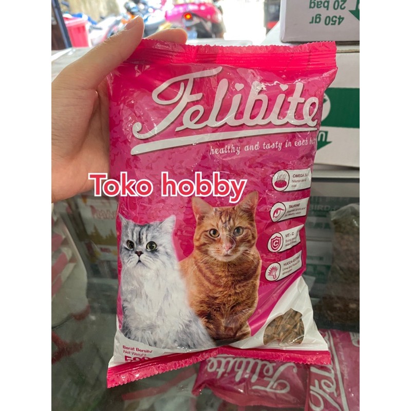 Felibite makanan kucing 500gr - Pakan kucing adult cat food catfood murah