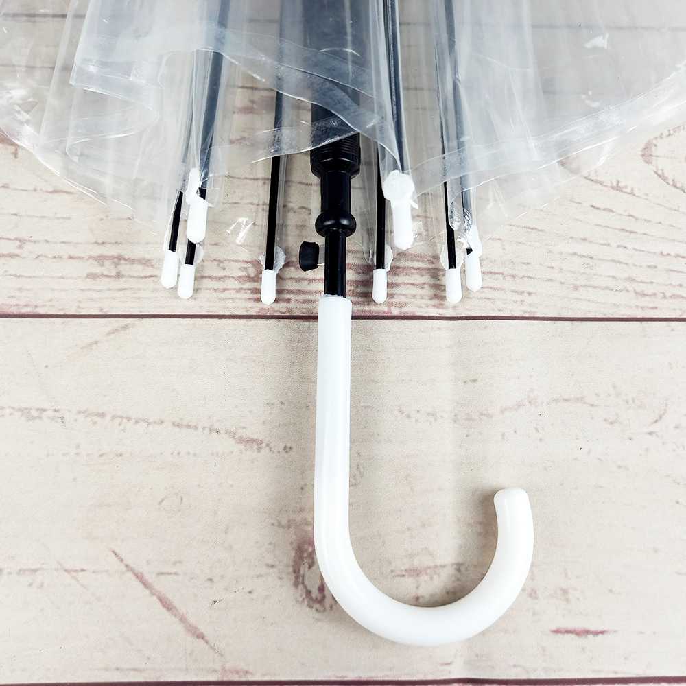 Payung Transparent Gaya Jepang Trend di Tokyo PVC 8 Bone 94cm Stylish simplicity Bubble Deep Dome Umbrella Transparent Umbrella Girl Mushroom Umbrella clear bubble umbrella Fashion Transparent Clear Bubble Dome Shape Umbrella Outdoor Windproof Umbrellas