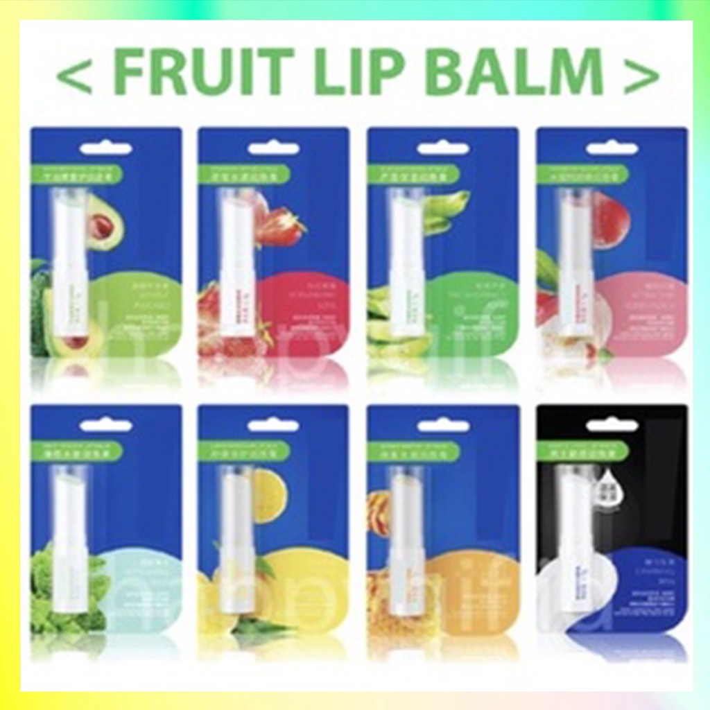 Lipbalm Buah Lips Moisturizing Moisturizing and brightening lip skin BQ009