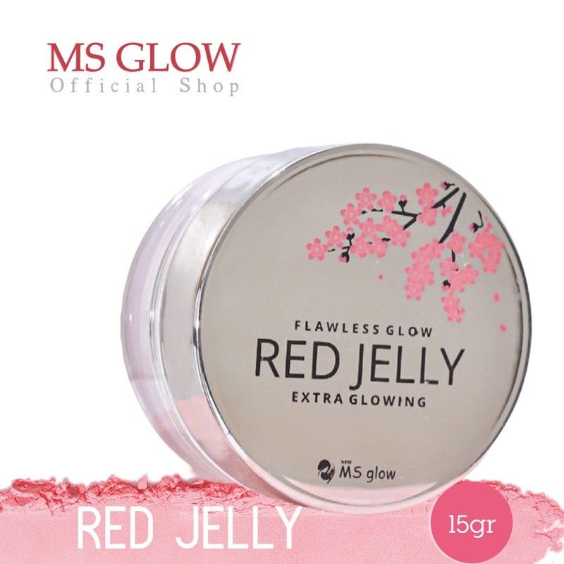Red Jelly MS Glow, Flawless Red Jelly Original, Jelly Glow