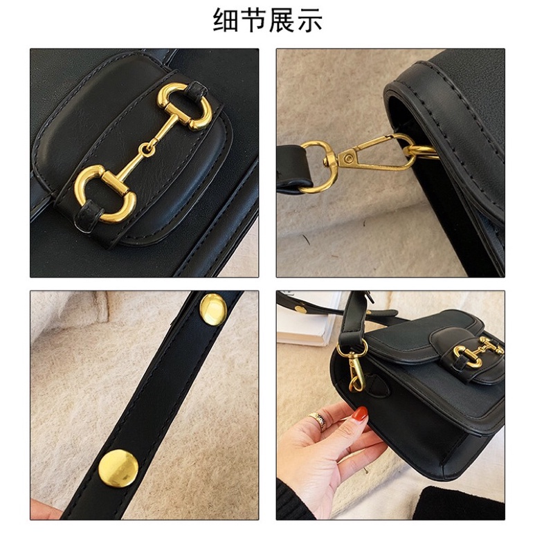 SG9605 Velvet Lock Sling Bag tas Selempang import 2065