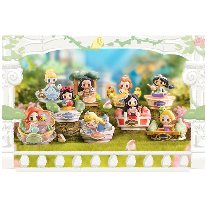 52Toys Disney Princess 3 Set 8pcs 01108 / Figure / Mainan / Cartoon / Koleksi / Collectible / Hobby