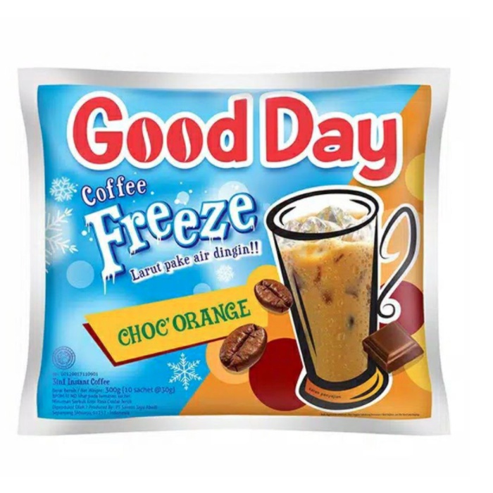 

KOPI GOOD DAY FREEZE CHOCORANGE 10SX30G