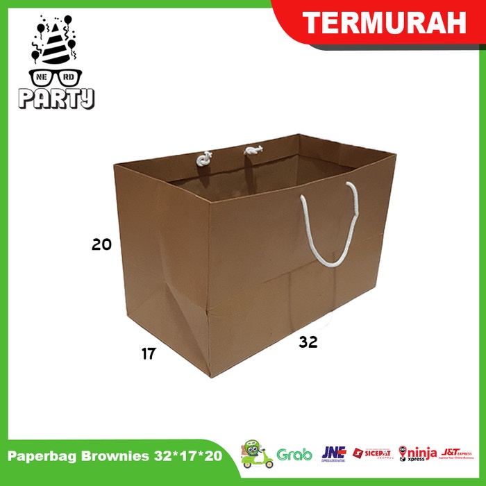 

Paper Bag Coklat Brownis / Paper Bag Kraft / Tas Kertas / Tas Tenteng