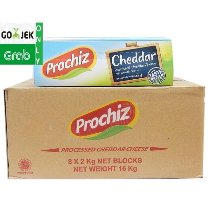 

Cuci Gudang Awal Tahun Keju Cheddar Prochiz Premium Taste better 2kg GOSEND / GRAB ONLY Cuci Gudang Awal Tahun