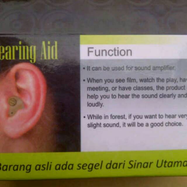 Bantu dengar.. Alat bantu dengar/hearing aid