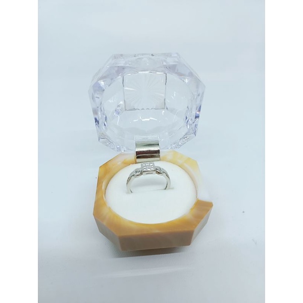 kotak perhiasan bentuk kristal/kotak untuk cincin model kristal/kotak kado untuk cincin/kotak cincin